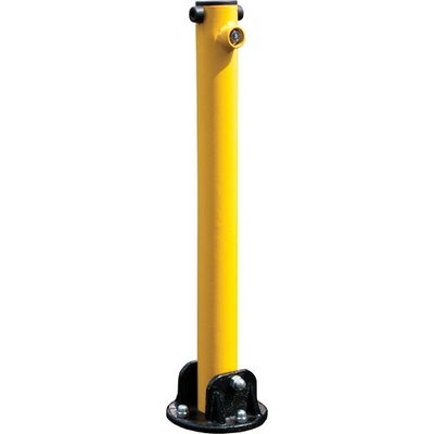 EKOfence Parkovacia zábrana - stĺp, žltý d60x650mm 704