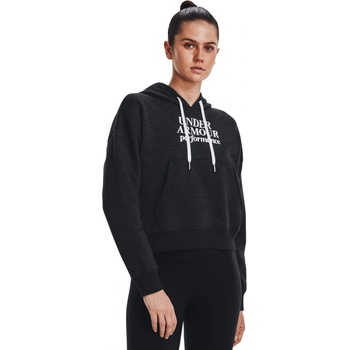 Under Armour mikina s kapucí Essential Script Hoodie-BLK 1374107-001