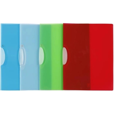 VIQUEL Закопчалка, клипс, PP, A4, VIQUEL "Propyglass V-Clip", смесени цветове 110583-08 (110583-08)