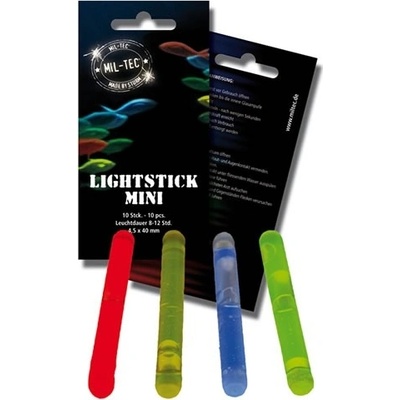 Miltec chemické světlo MINI Lightstick 4 cm 10 ks Červená – Zboží Dáma