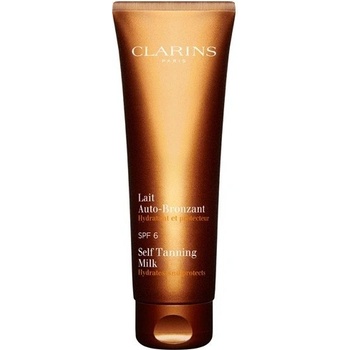 Clarins samoopaľovacie mlieko SPF6 (Self Tanning Milk With Sun Protection) 125 ml