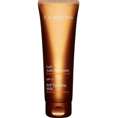 Clarins samoopaľovacie mlieko SPF6 (Self Tanning Milk With Sun Protection) 125 ml