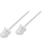 LogiLink Cat. 6A Slim High-Flex пач кабел, бял, 1, 00 м