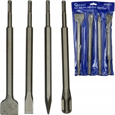 SEKÁČE DO BETÓNU 4KS SADA SDS PLUS 14x250mm GEKO