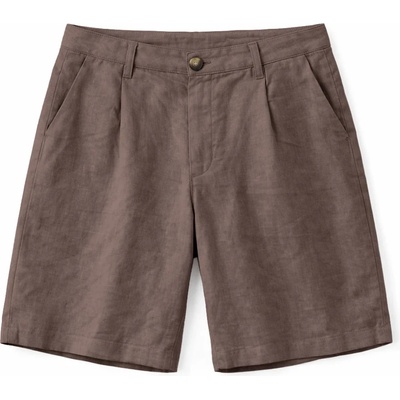Mazine Дамски къси панталони Mazine Women's Linen Bermuda Shorts - Grey Brown - размер XL (112-4427-0215)