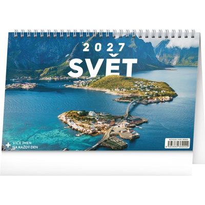 NOTIQUE Stolní Svět 23,1 x 14,5 cm 2027