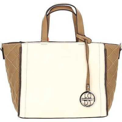 David Jones kabelka CM2632 bílobéžově-hnědá