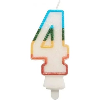 Godan Цветна свещ с бройка 8, 5 см - 4 (sw-cbb4)