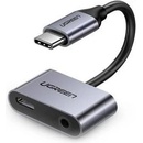Ugreen USB-C/USB-C + 3.5mm Jack 50596 sivá