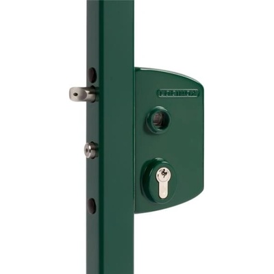 LOCINOX LPKQ 6005 - komplet zámkovej krabice s panikovým zámkom, pre profil 40 až 60 mm, pre krídlové bránky, zelený LPKQ4040U2L_6005
