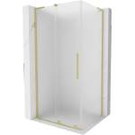 Mexen Velar L плъзгаща се душ кабина 120 x 80 cm, матирана, златисто четкано - 871-120-080-33-55 (871-120-080-33-55)