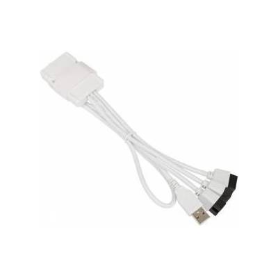 Lian Li USB Хъб Lian Li PW-U2TPAB, USB 2.0 1 към 3 Hub, Бял, LL-AC-ZUUS-691