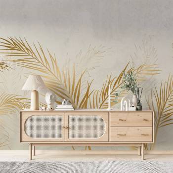 Art Gift Decor Фототапет - Палми от злато