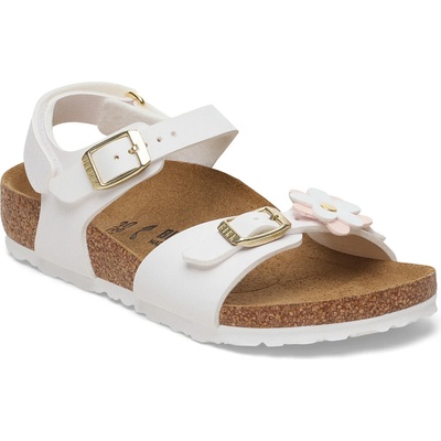 Birkenstock Детски сандали Birkenstock Kid's Rio Plain Flowers AS Sandals - White - размер 34 (702-4256-0117)