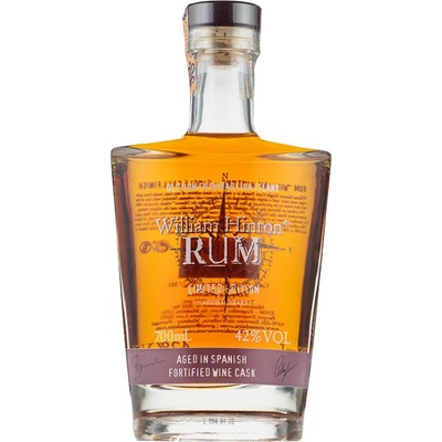 William Hinton Rum Single Cask Sherry 42% 0,7 l (čistá fľaša)
