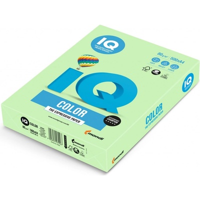 Barevný papír IQ A4 160 g/m2 MG28 středně zelený 250 listů