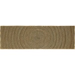 vidaXL Килим за площ Естествено и черно 80 x 250 cm юта (42010737)