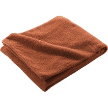 Douceur d'intérieur Plyšová deka na pohovku CURLY terakota 180x220