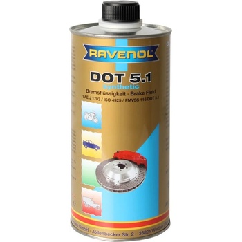 Image 1 of RAVENOL Спирачна течност ravenol dot 5.1 1л
