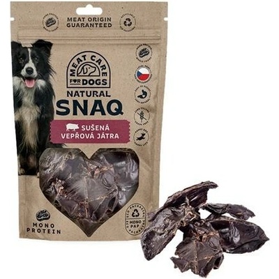 Meat Care Natural Snaq Vepřová játra sušená 100 g