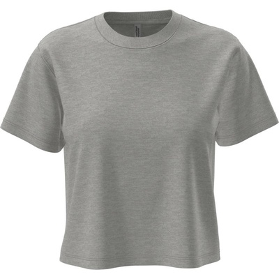 Next Level Apparel n 7610 / Дамски къс топ от плътен памук - сив цвят m (08761061002)