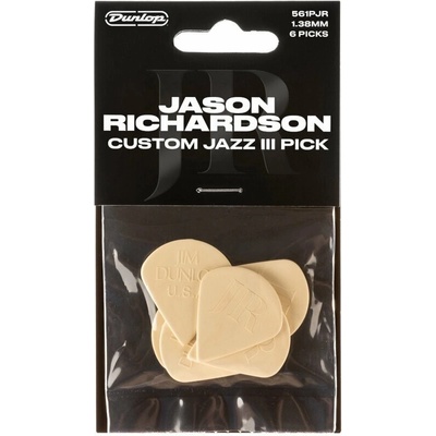 Dunlop Jason Richardson Custom Jazz III 6 pack Trsátko / Brnkátko