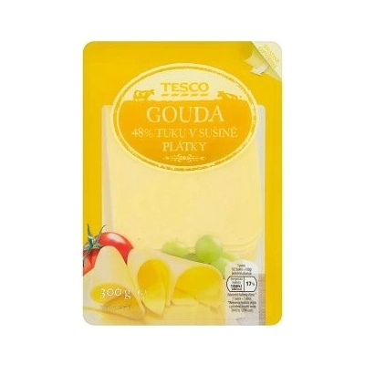 Tesco Gouda plátky 300g