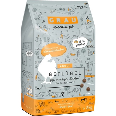 Grau Hund Adult drůbeží maso 3 kg