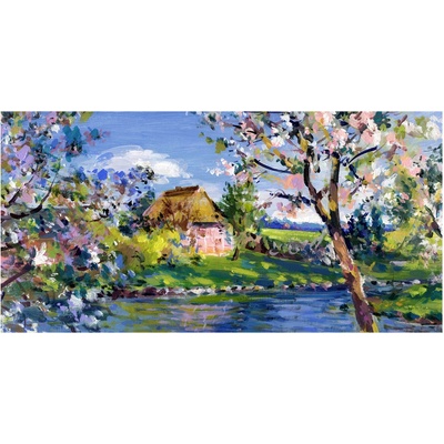 Fotoobraz na skle jarná príroda 100x50 cm