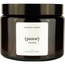 The Olphactory Scented Candle Glass Pause Cashmere to 360g 360 g