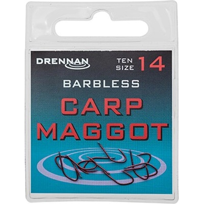 Drennan bez Protihrotu Carp Maggot Barbless vel.20 10 ks