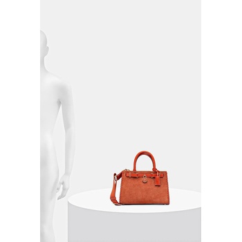 Tommy Hilfiger Велурена чанта Tommy Hilfiger в оранжево AW0AW17469 (AW0AW17469)