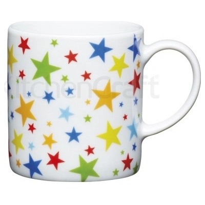 Kitchen Craft šálek na espresso Porcelain Stars 80 ml
