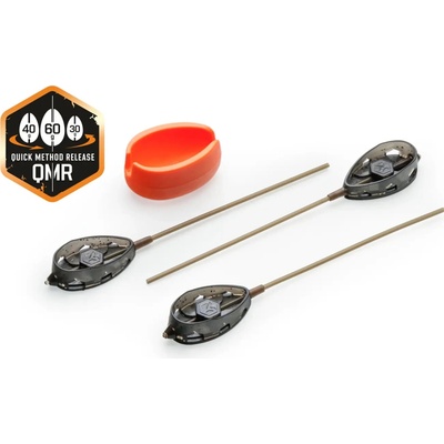MIVARDI - Method Feeder set QMR Flat L Long 30 g + 40 g + 50 g + Formička