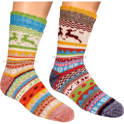SOCKS4FUN Zimné ponožky W 3199 4 k.4