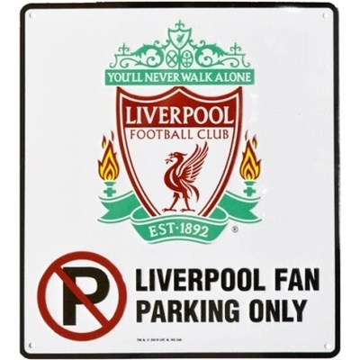 Fan-shop Plechová cedule LIVERPOOL FC No parking