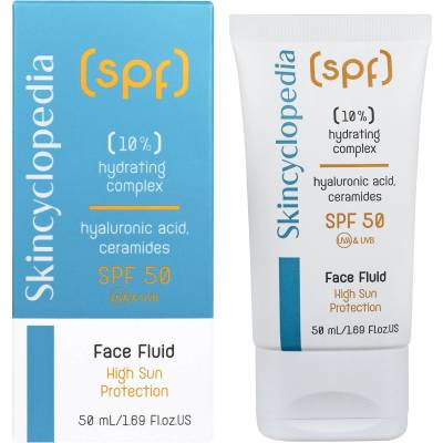 Skincyclopedia Флуид за лице с 10% хидратиращ комплекс, SPF50, 50 ml