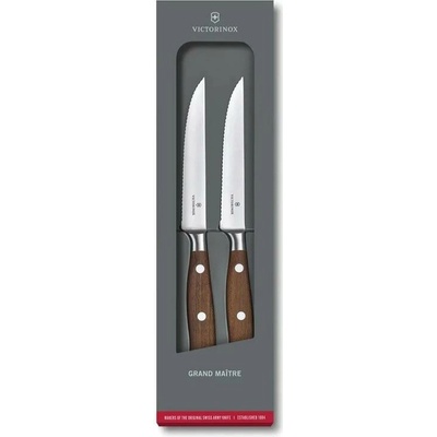 Victorinox sada steakových nožov grand maitre 12 cm, 2 ks, javor 7.7240.2W