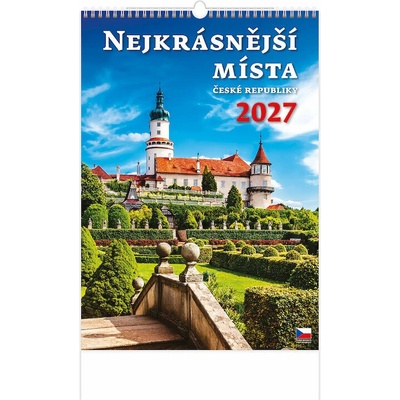 Nástěnný Helma Nejkrásnější místa České republiky 2027