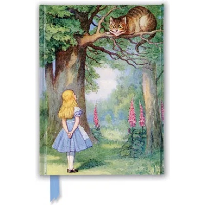 Flame Tree Publishing John Tenniel: Alice and the Cheshire Cat (Foiled Journal) | Flame Tree Studio