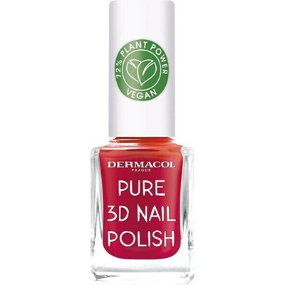Dermacol Pure 3D Nail Polish 04 Poppy Red 11 ml