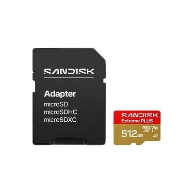 Sandisk Micro SDXC Extreme Plus 512GB SDSQXBJ-512G-GU6MA