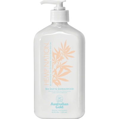 Australian Gold Hemp Nation Sea Salt & Sandalwood krém po opaľovaní 535 ml