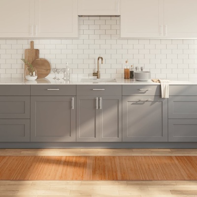 vidaXL Килим, правоъгълен, натурален, 70x1000 см, бамбук (376895)