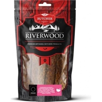 Riverwood - Сушени лакомства за кучета - пуешки ленти, 150 гр