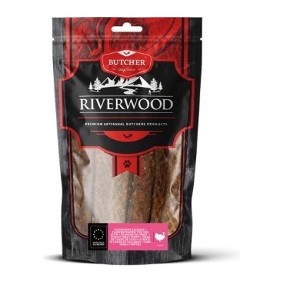 Riverwood - Сушени лакомства за кучета - пуешки ленти, 150 гр