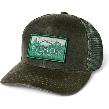Filson Шапка с козирка Filson Scenic Waxed Logger Mesh Cap - Otter Green - размер One Size (904-6256-0311)