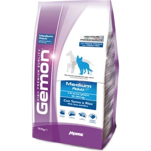 Gemon Medium Adult Tuna& Rice суха кучешка храна - 20кг