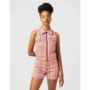 WRANGLER Елек Wrangler 112362 waistcoat - Pink (Candy Stripe)