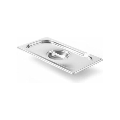 Veko pre nádoby GN s výrezom pre naberačku, HENDI, Kitchen Line, GN 1/3, 325x176mm 806944H